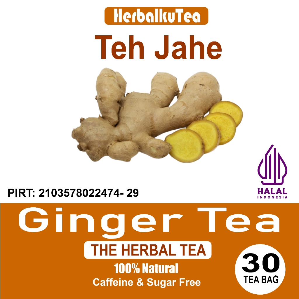 Jual TEH JAHE / GINGER TEA - HerbalkuTea | Shopee Indonesia
