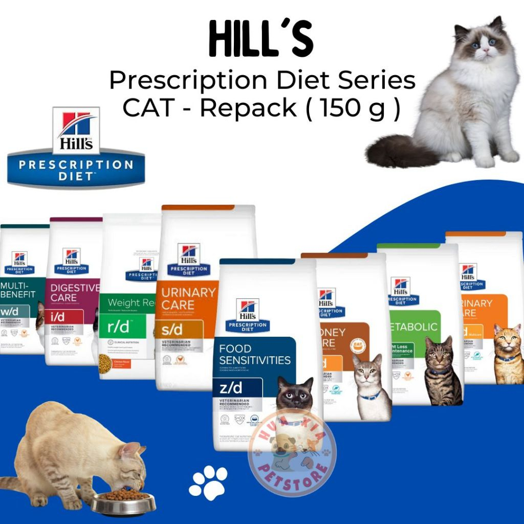 Jual Hills Prescription Diet CAT - Urgent Care, Digestive Care, Kidney ...