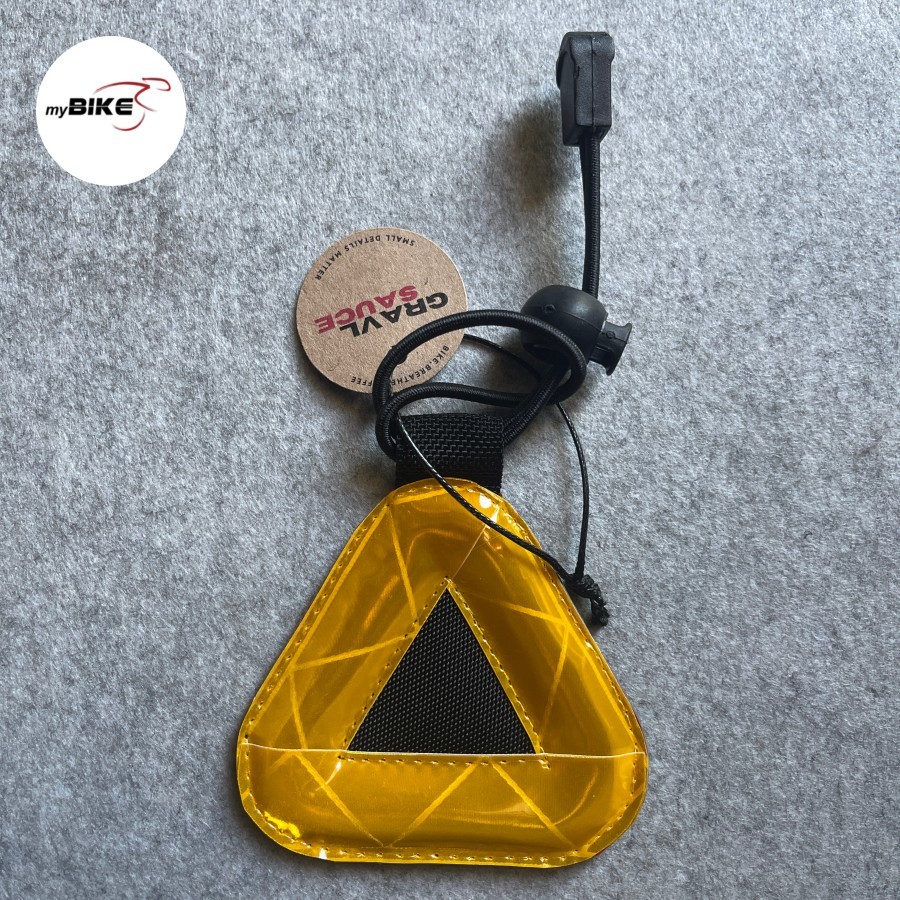 Jual Mini triangle bike reflector reflective light assorted color ...