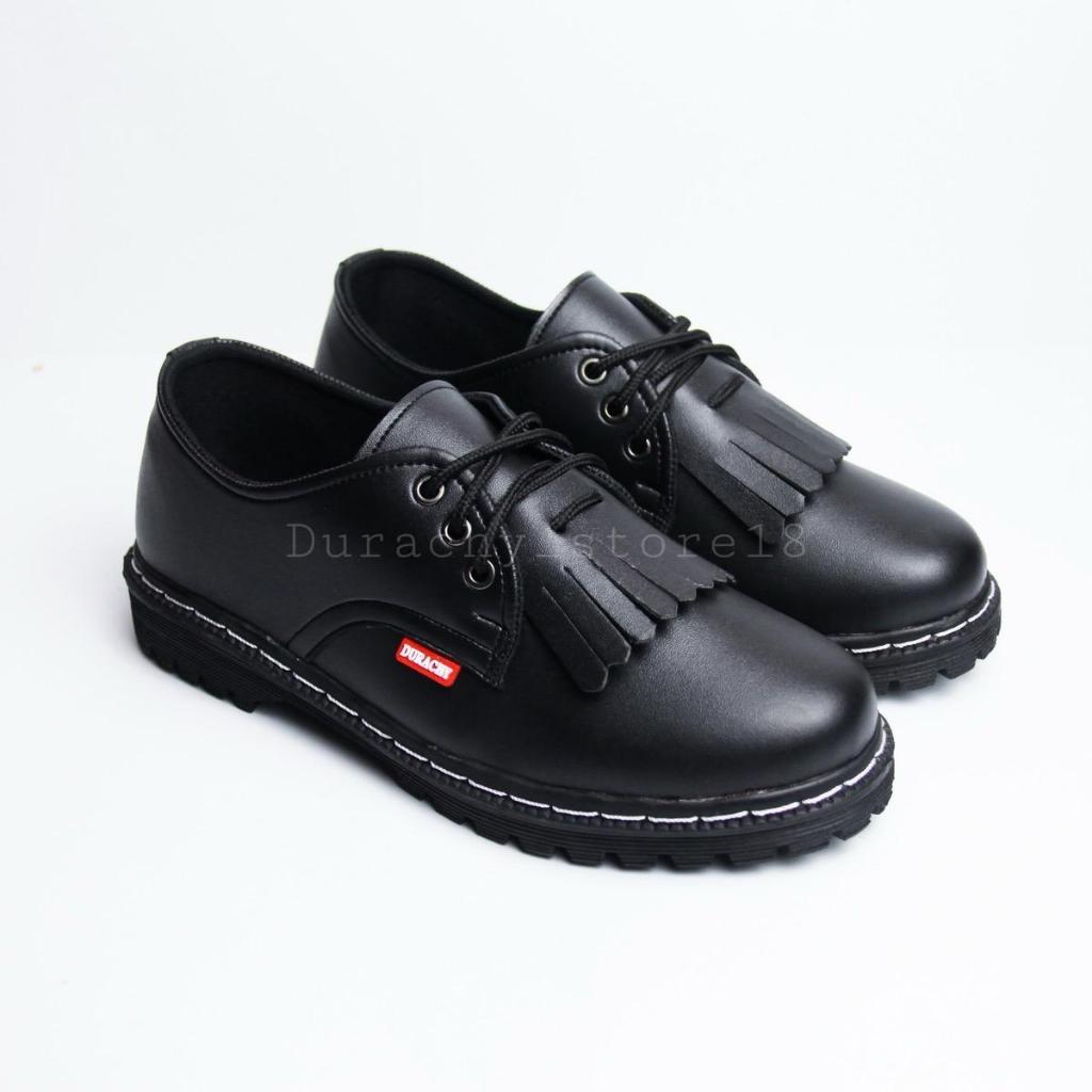 Jual DURACHY Sepatu Formal Pria Kulit Hitam Low Boots | Pantofel Casual ...