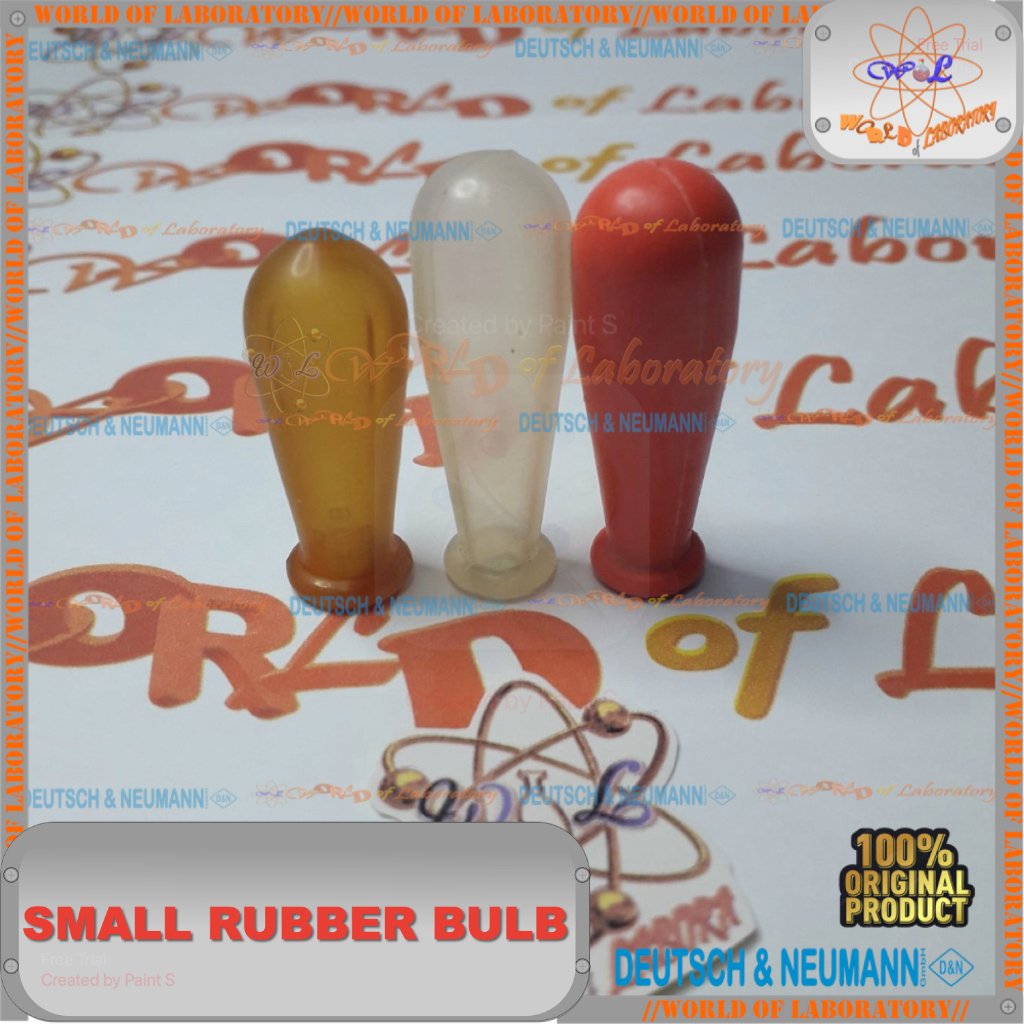 Jual Rubber Bulbs for Smaller Pipettes (Pasteur Pipette Bulb), Merk D&N ...