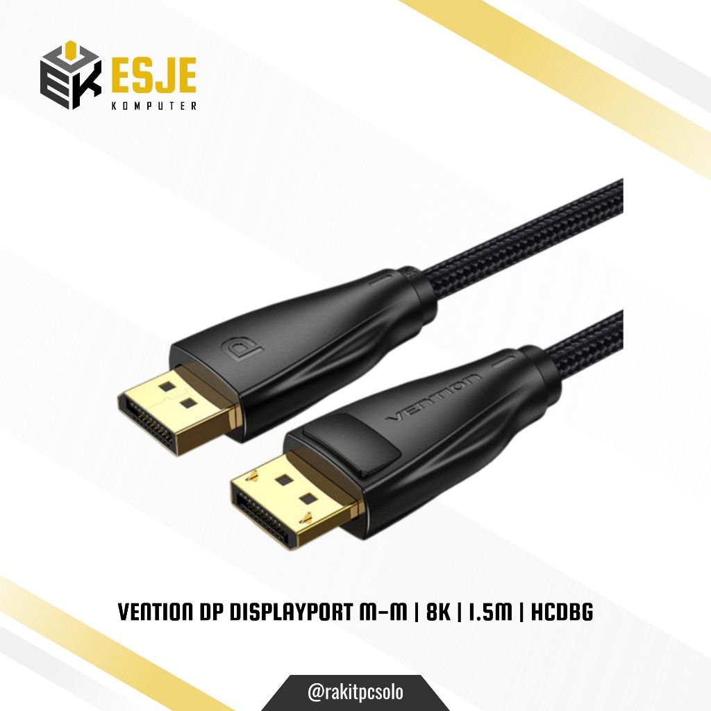 Jual Kabel VENTION HCDB DP to DP Display Port DP 1.4 Male to Male 4K 8K ...
