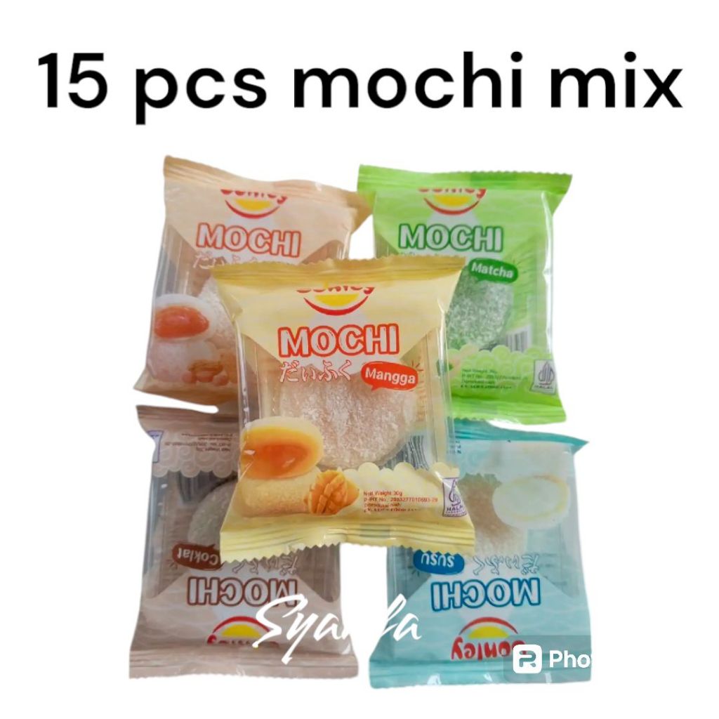 Jual Mochi Taburan Kelapa / Kue Mochi Varian Rasa KUE Mochi CONLEY ISI ...