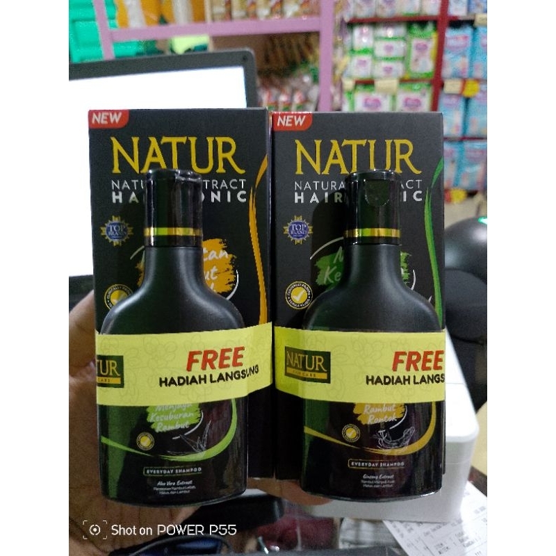 Jual Natur hair tonic 90ml + shampo 80ml | Shopee Indonesia