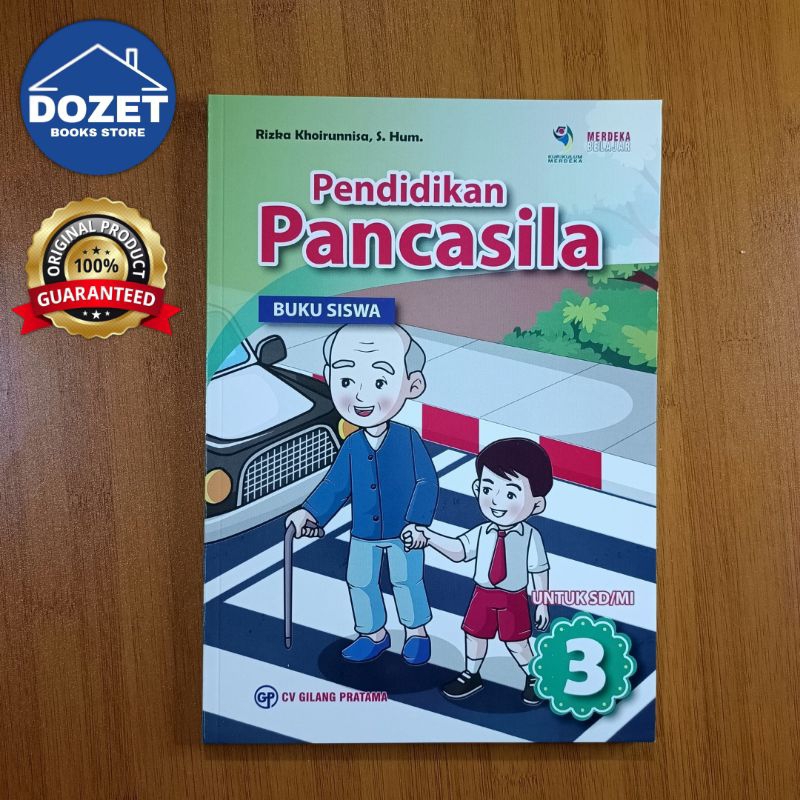 Jual Buku Paket Pendidikan Pancasila Kelas 3 SD/MI Kurikulum Merdeka ...