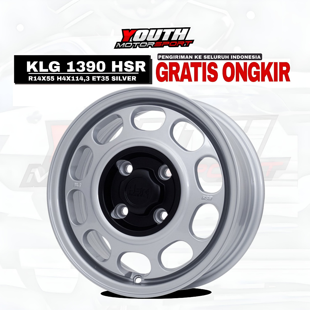 Jual VELG R14 HSR KLG PCD4X114,3 UNTUK LGX,AVANZA,XENIA,CORONA,COROLA ...