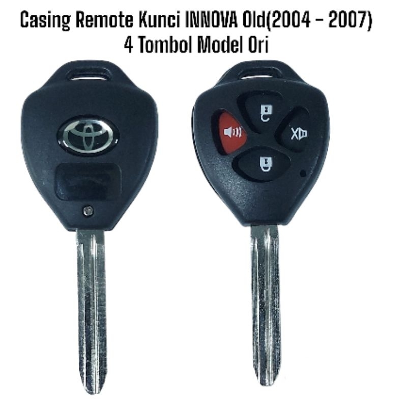Jual Casing Remote Kunci INNOVA Old(2004 - 2007) 4 Tombol Model Ori ...