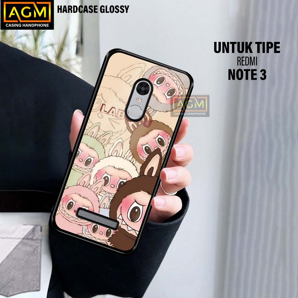 Glass Case Casing Hp Redmi Note Hardcase Aluminium Tempered Glass