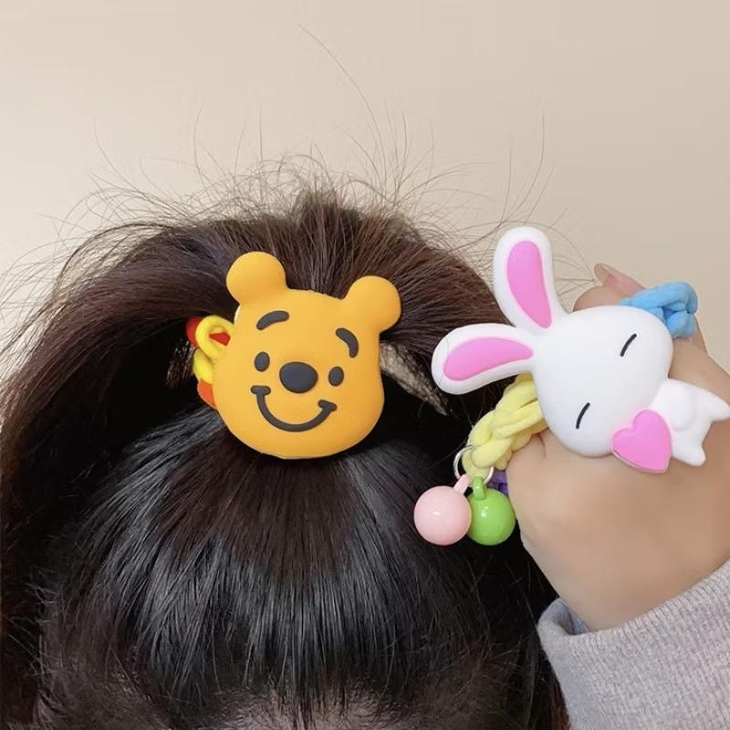 Jual Ikat Rambut Tambang Anak Motif Kartun Lucu Karet Rambut Tebal ...