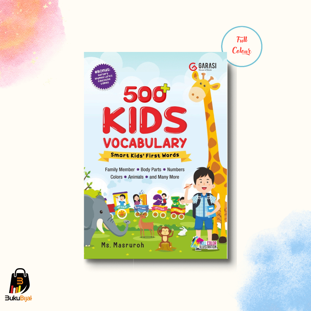Jual Buku 500+ Kids Vocabulary - Smart Kids; First Words | Shopee Indonesia