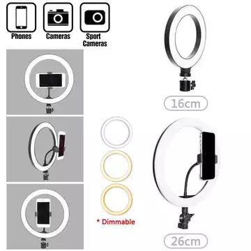HSA Ringlight Lampu Live Streaming Ukuran 26cm Ring Light Led Uk 26 Cm 10 Inch