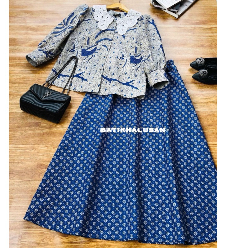 Jual SETELAN ROK BATIK PREMIUM HALUSAN | Shopee Indonesia