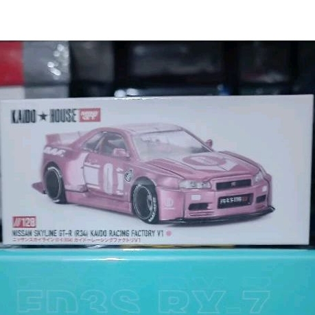 Jual Mini GT Kaido House Nissan Skyline R34 Pink | Shopee Indonesia