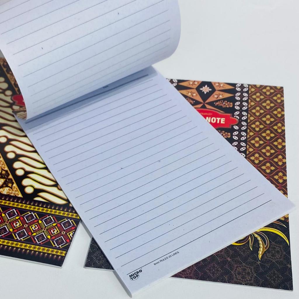 Jual BOS Block Note Motif Batik A5/Memo/Note Pad/Buku Memo/Buku Tulis ...