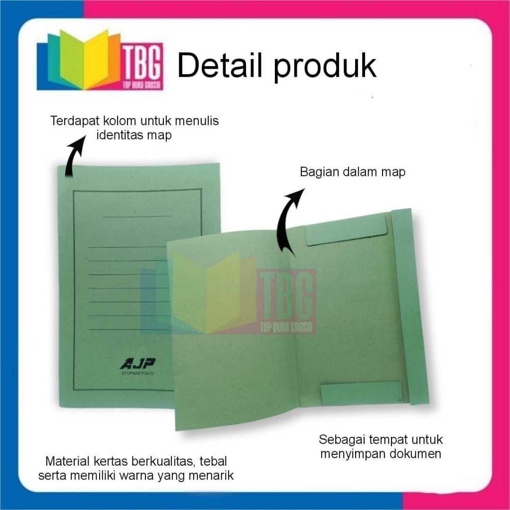 Jual 1 PACK (50PCS) STOPMAP KERTAS / MAP KERTAS / MAP DOKUMEN / STOPMAP ...