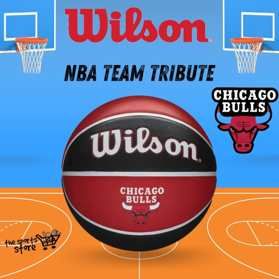 Basketball Basket Wilson NBA Team Chicago Bulls Multicolour
