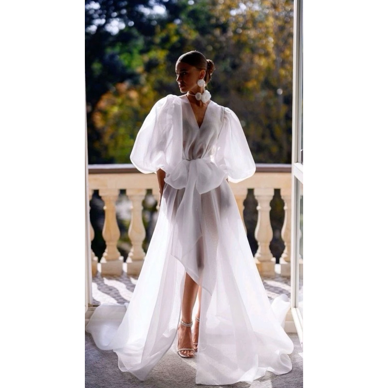 Jual outer organza/robe pengantin | Shopee Indonesia