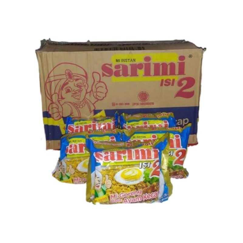 Jual Mi Instan Sarimi Isi 2 Mi Goreng Rasa Ayam Kecap (1 dus/24 pcs ...