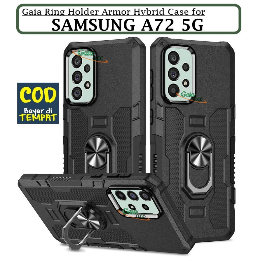 Jual Casing untuk SAMSUNG A72 5G Premium Hardcase Ring Armor Robot Case ...