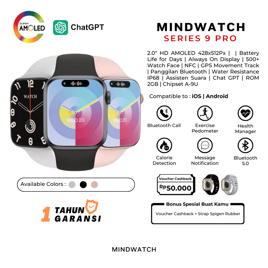 Jual Mindwatch Series 9 Pro 2.0