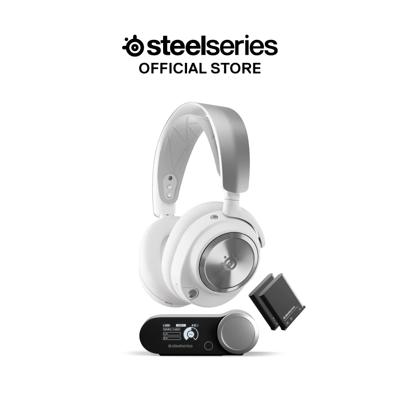 Steelseries Arctis Nova Pro Wireless White with GameDAC Gen 2 - Gaming Headset