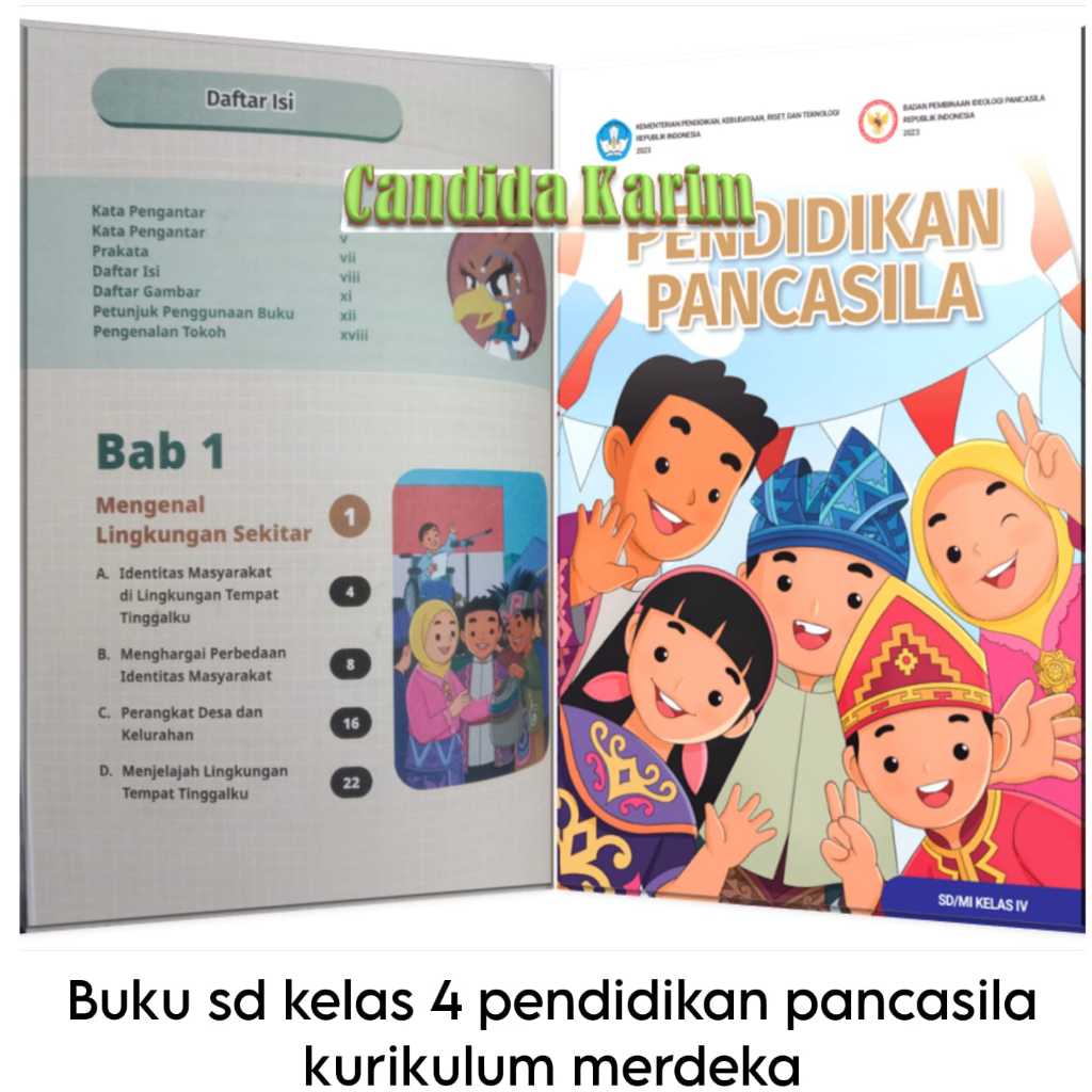 Jual Buku siswa sd ppkn kelas 4 pendidikan pancasila kurikulum merdeka ...