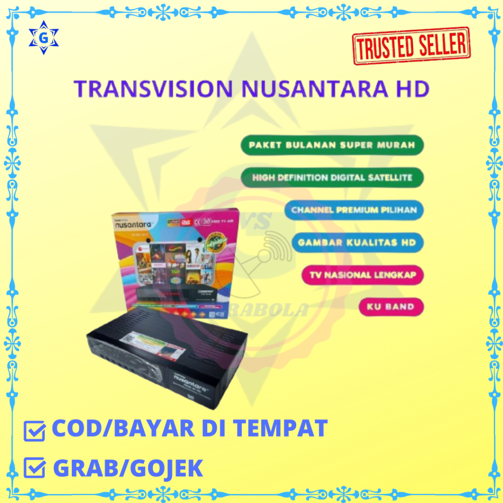 Jual RECEIVER TRANSVISION NUSANTARA HD | Shopee Indonesia