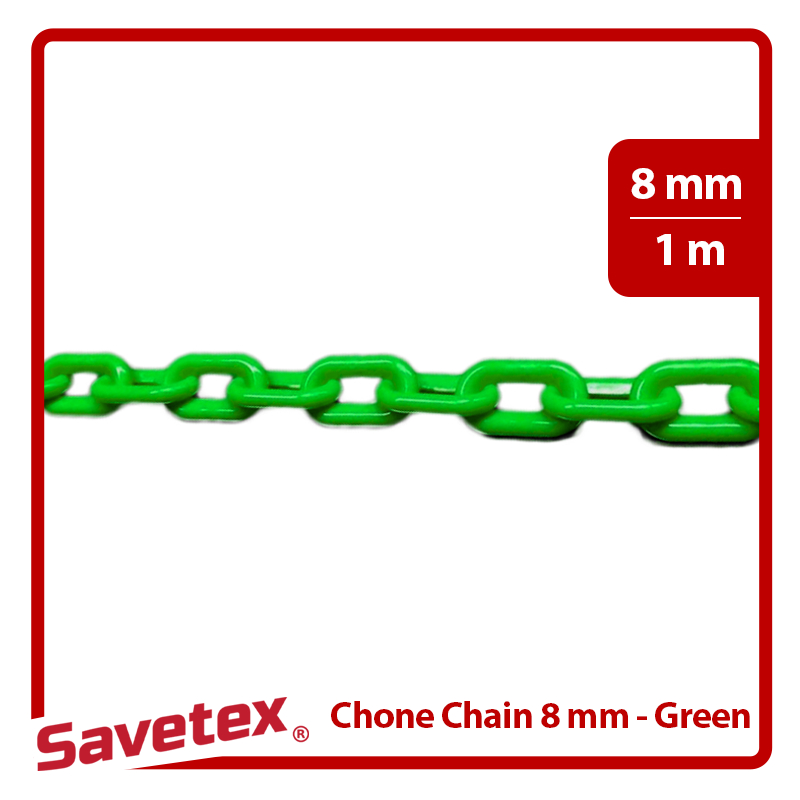 Jual Plastic Chain / Rantai Plastik / 8 mm PER METER / Hijau | Shopee ...