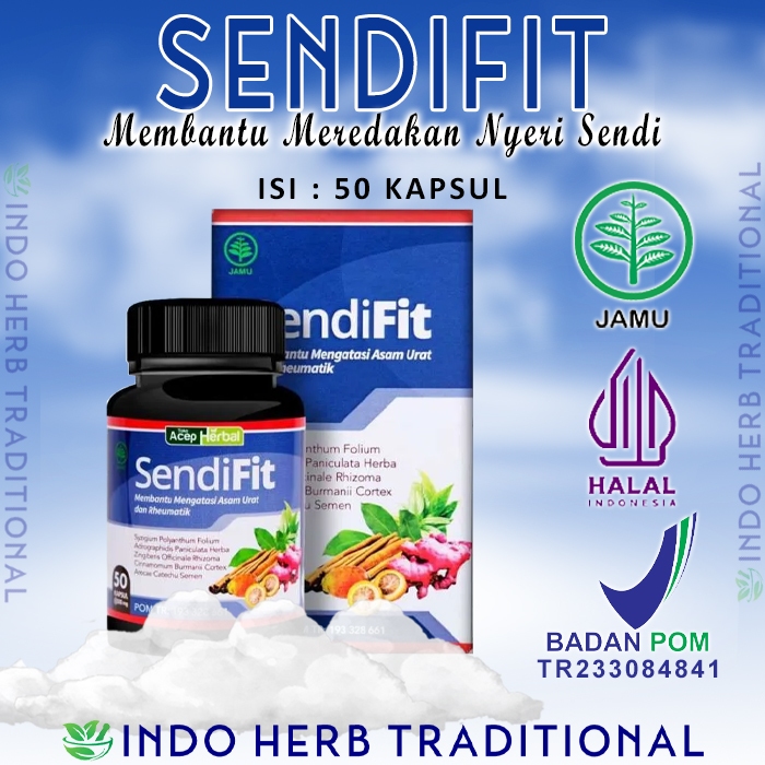 Jual Sendifit Original Asli Kapsul Herbal Obat Meredakan Nyeri Sendi