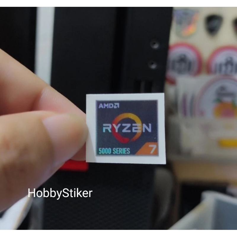Jual Stiker custom amd ryzen 7 untuk pc laptop efek hologram | Shopee ...