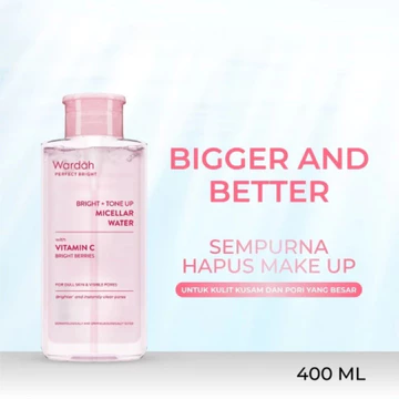 Wardah Micellar Water Series Lightening Acnederm Perfect Bright Nature Daily