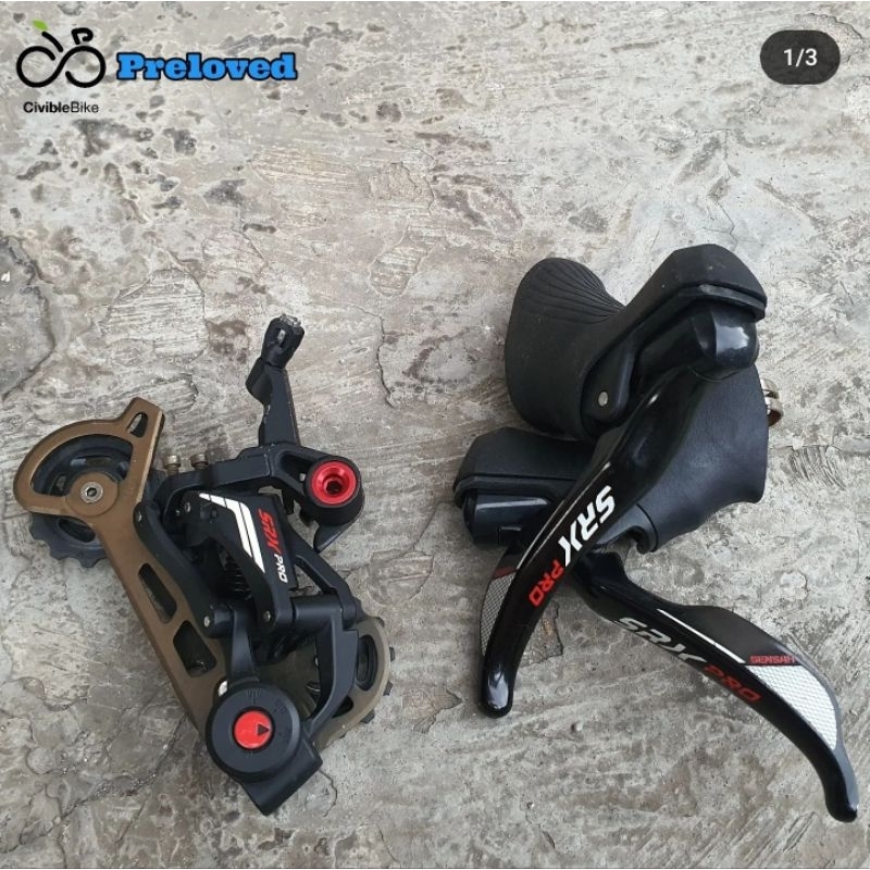 Jual Mini Groupset Sensah SRX Pro 1 x 11 Speed Gravel Bekas
