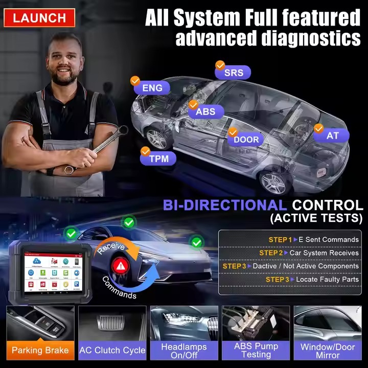 Jual Launch X431 PRO3 ACE Full Function Bi-directional Key Programming ...