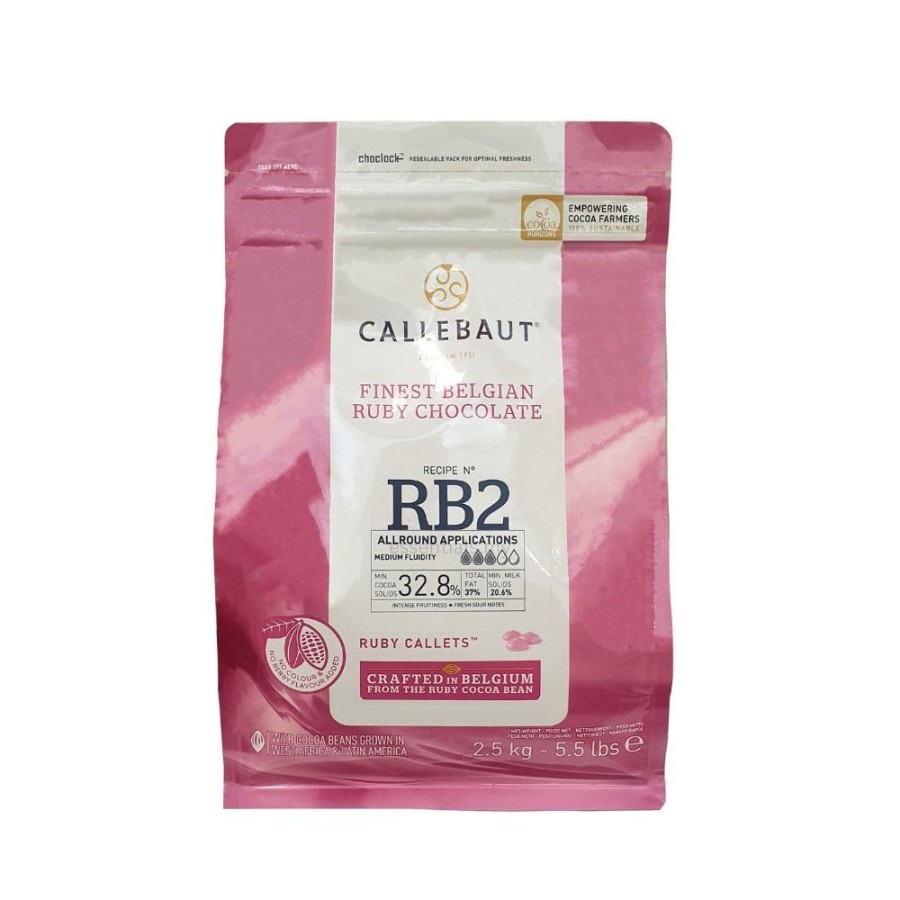 Jual Callebaut Ruby / Ruby Chocolate / RB1- 2.5 Kg | Shopee Indonesia