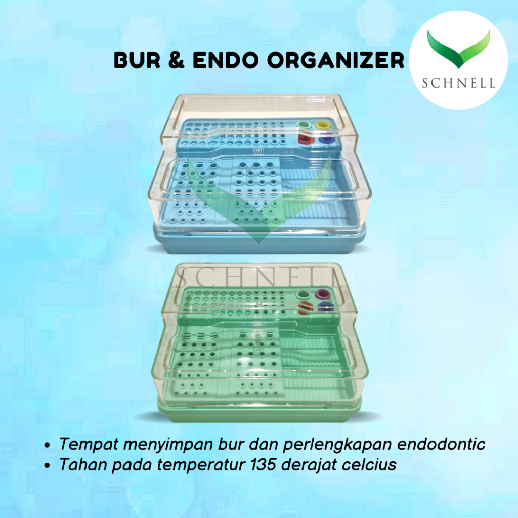 Jual Dental Bur Box Endo Files Organizer Box Autoclavable | Shopee ...