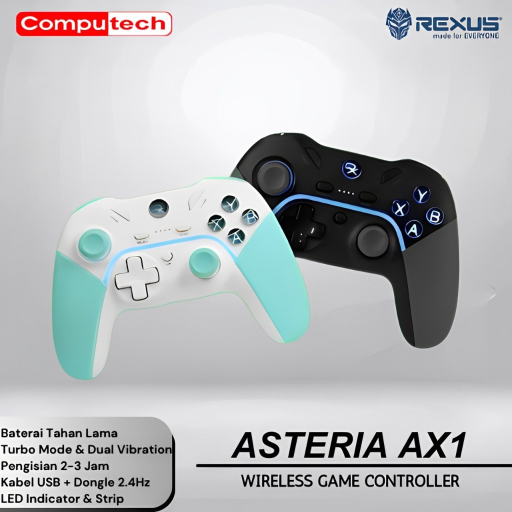 Jual Rexus Gamepad DAXA Asteria AX1 V2 - Game Controller Rexus AX 1 ...