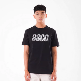 3Second Kaos Pria Katun Lengan Pendek Logo Script OL-C411223