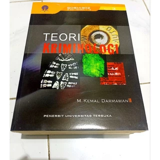 ( OBRAL BUKU ORIGINAL ) BUKU UT / TEORI KRIMINOLOGI / BEST SELLER / UNIVERSITAS / PERTI UT / PENDIDIKAN / PENDIDIKAN GURU /
