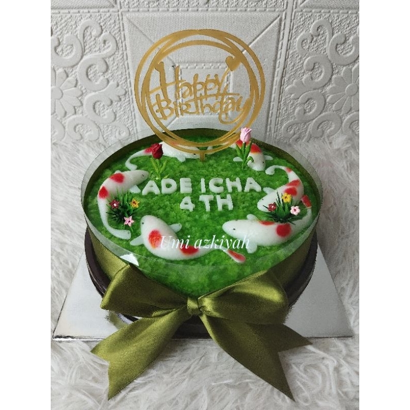 Jual Puding ikan, 20 cm, Free Vla, topper, karyu ucapan | Shopee Indonesia