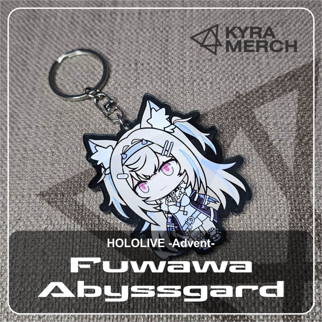 Jual Keychain Hololive English [Advent] - Fuwawa Abyssgard | KyraMerch ...