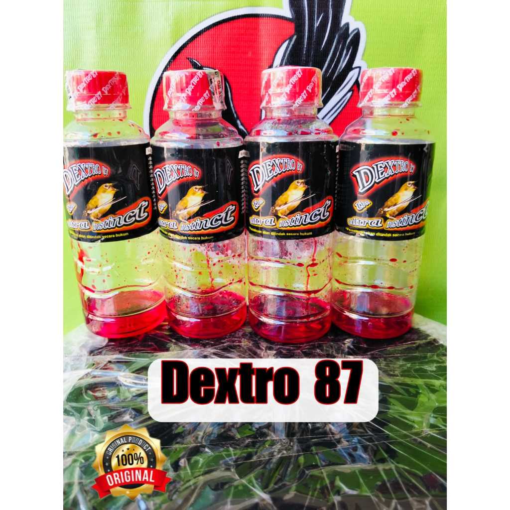 Jual DEXTRO 87 OM ACUZ ORIGINAL KEMASAN BARU TUTUP BOTOL MERAH | Shopee ...