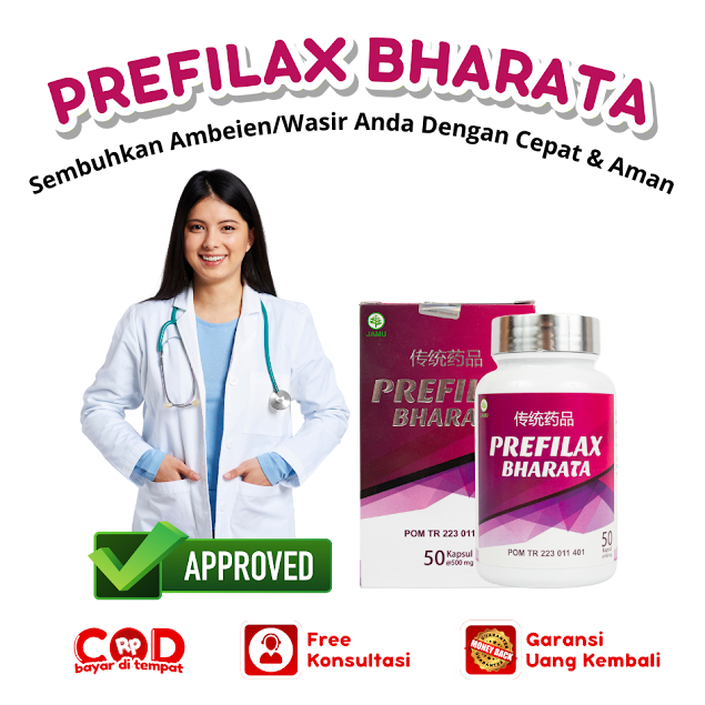 obat ambeien ampuh stadium 1-4 PREFILAX BHARATA original COD