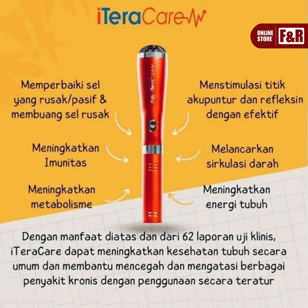Jual Alat Terapi Gelombang Terahertz iTera Care 100% ORIGINAL Terapi ...