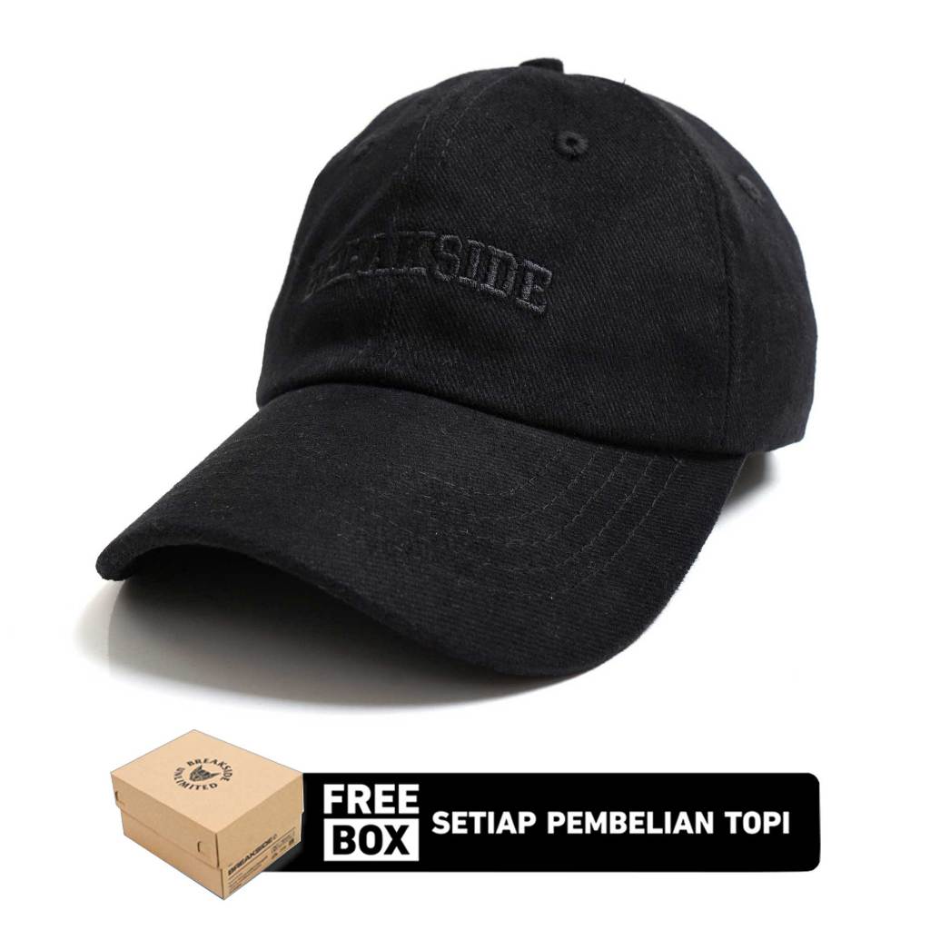 Jual [FREE BOX] Breakside Polo Cap Tagged - Black Topi Pria | Shopee ...