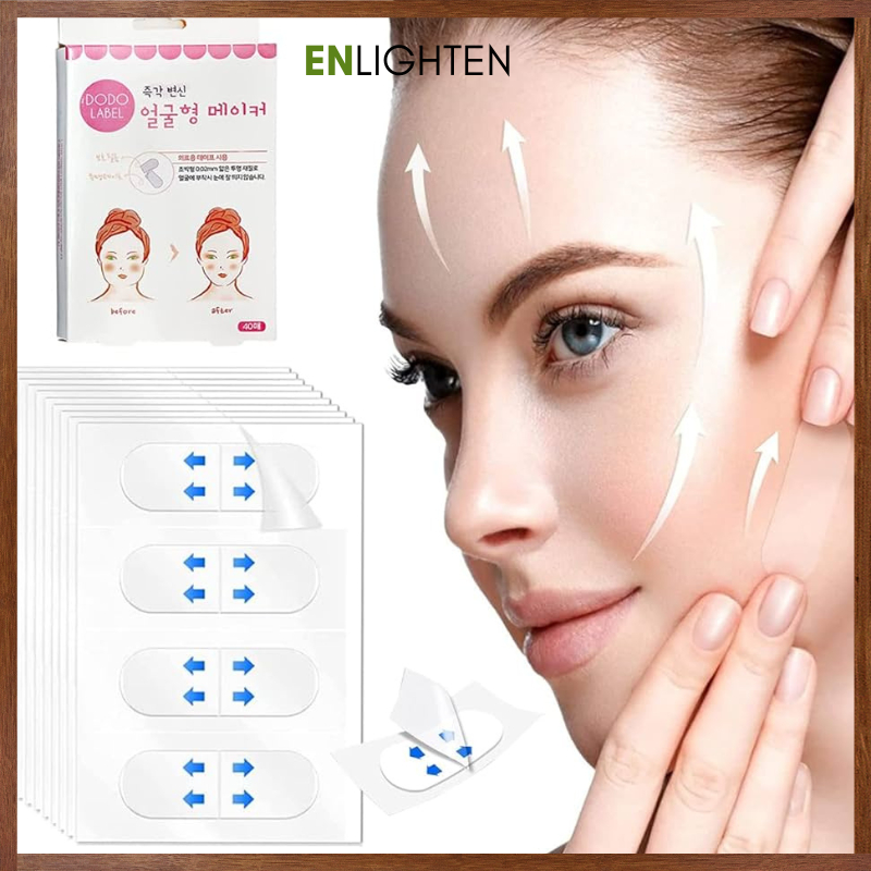 Jual Dodo Label Korea Face Lift Tape V Shape Face isi 40PCS Stiker ...