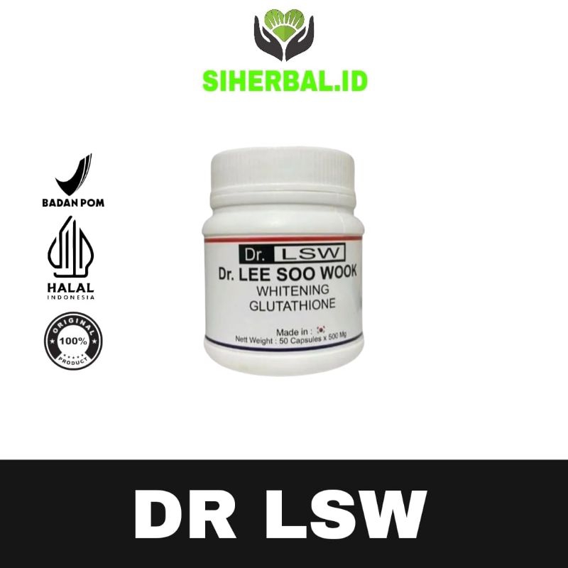 Jual DR LSW WHITENING GLUTATHIONE OBAT PEMUTIH WAJAH BADAB KETIAK ASLI ORIGINAL KOREA 🇰🇷