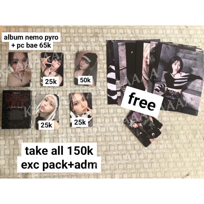 Jual ALBUM NMIXX NEMO PYRO FE3O4 STICK OUT/PHOTOCARD LIMITED FE3O4 ...