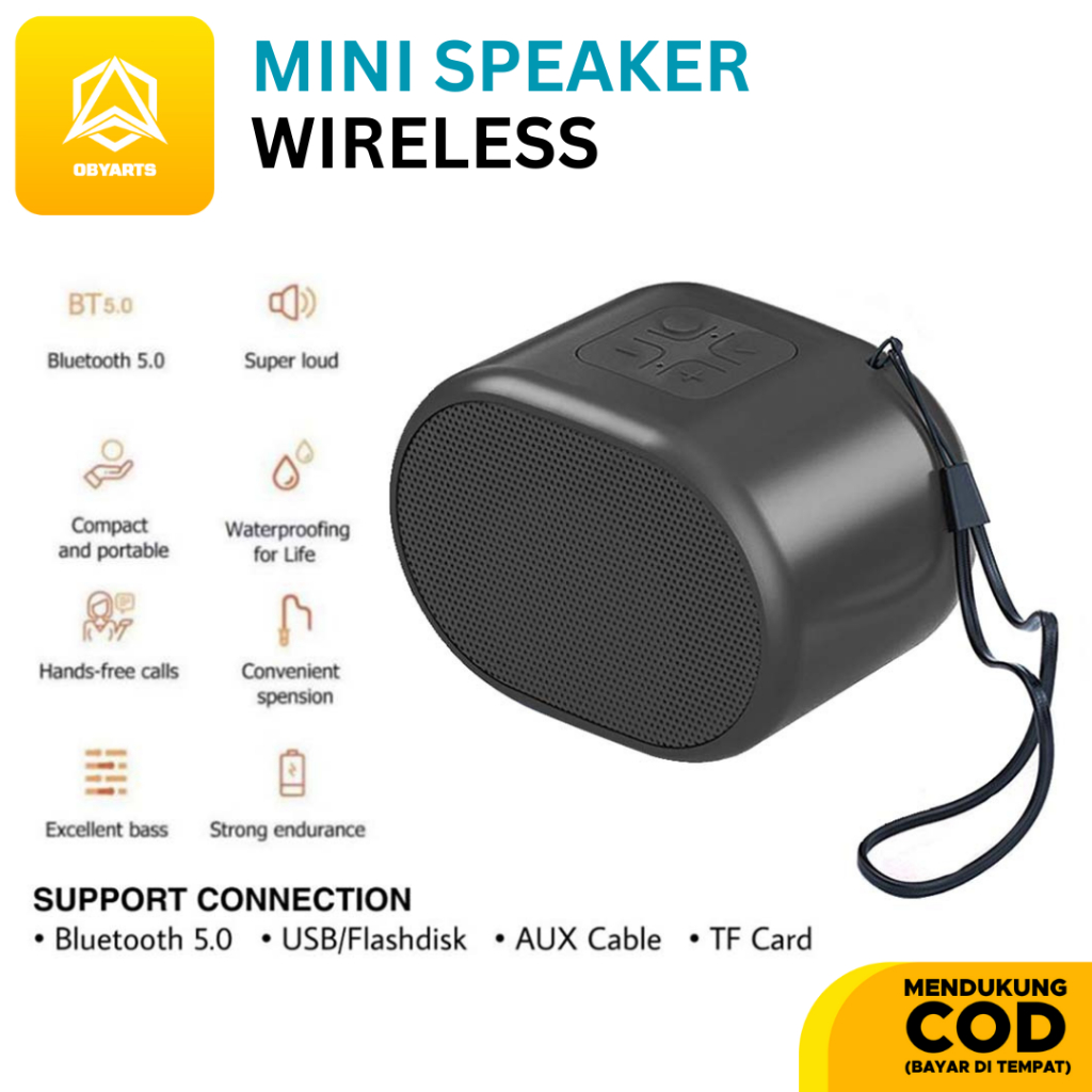 Jual Wireless Speaker Bluetooth Mini Portable Bass FM Radio Bisa USB ...