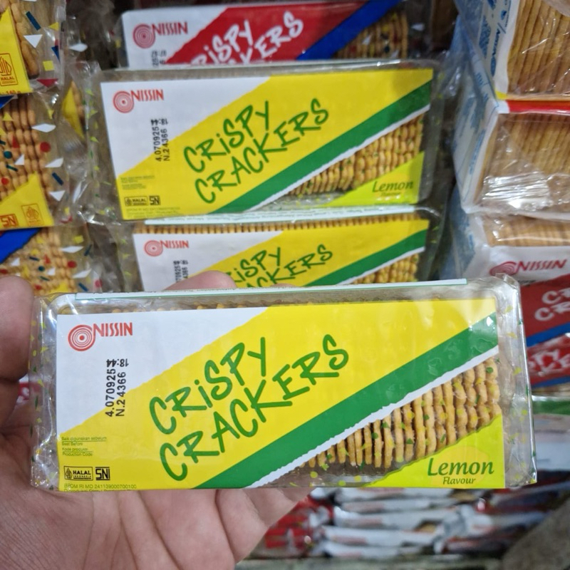 Jual Nissin Crispy Crackers Lemon 130gram | Shopee Indonesia