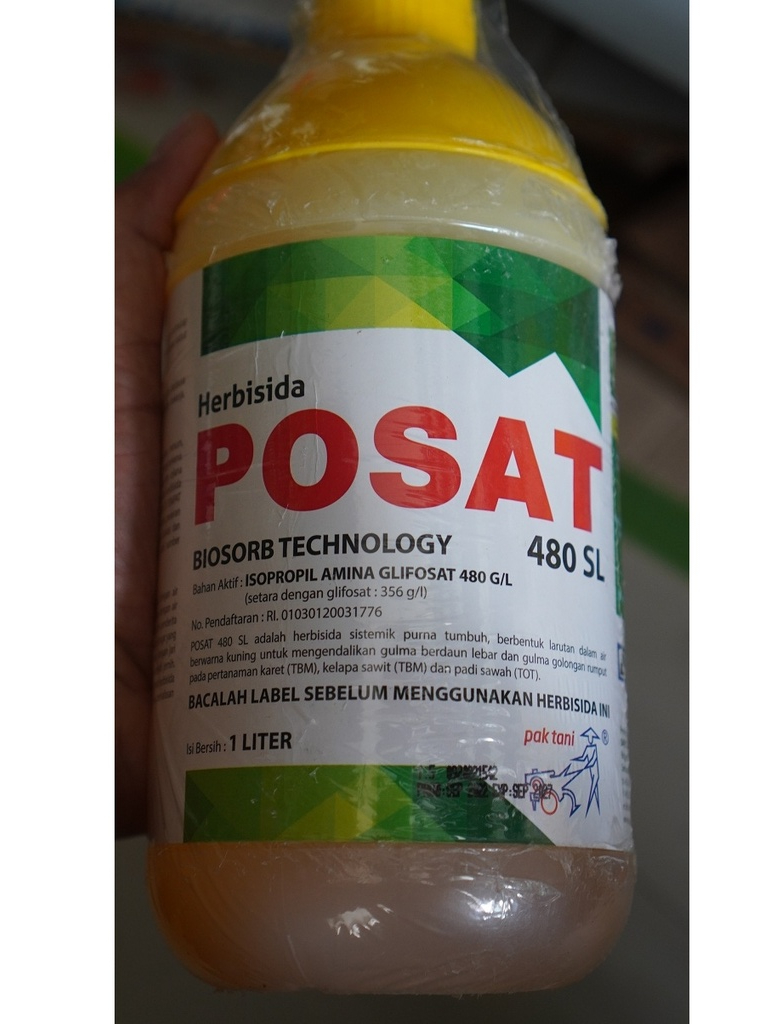 Jual Posat 480SL Herbisida Sistemik Kemasan 1 Liter Herbisida Posat ...